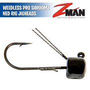 Weedless Pro ShroomZ Ned Rig Jigheads - Z-man