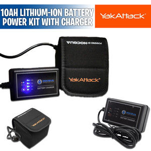 10Ah Lithium-Ion Battery Power Kit with Charger - YakAttack