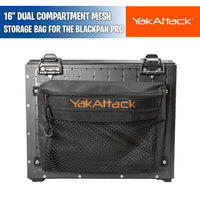 16" Dual Compartment Mesh Storage Bag for the BlackPak Pro - YakAttack