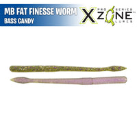 MB Fat Finesse Worm 6" - X Zone Lures