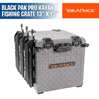 BlackPak Pro Kayak Fishing Crate - 13" x 13" - YakAttack