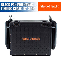 BlackPak Pro Kayak Fishing Crate - 16" x 16" - YakAttack