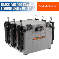 BlackPak Pro Kayak Fishing Crate - 16" x 16" - YakAttack