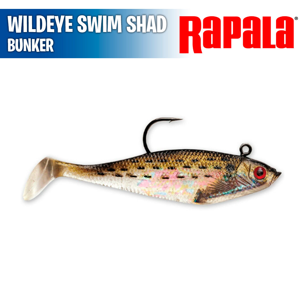 Wildeye Swim Shad 4" - Storm