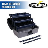 Caja de Pesca (3 Charolas)  - Storm