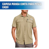 Camisa manga corta para pesca