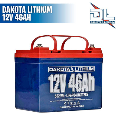 Dakota Lithium 12v 46Ah Batería de cliclado profundo