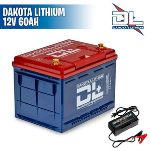 Dakota Lithium DL+12v 60ah Dual Purpose (Incluye Cargador)