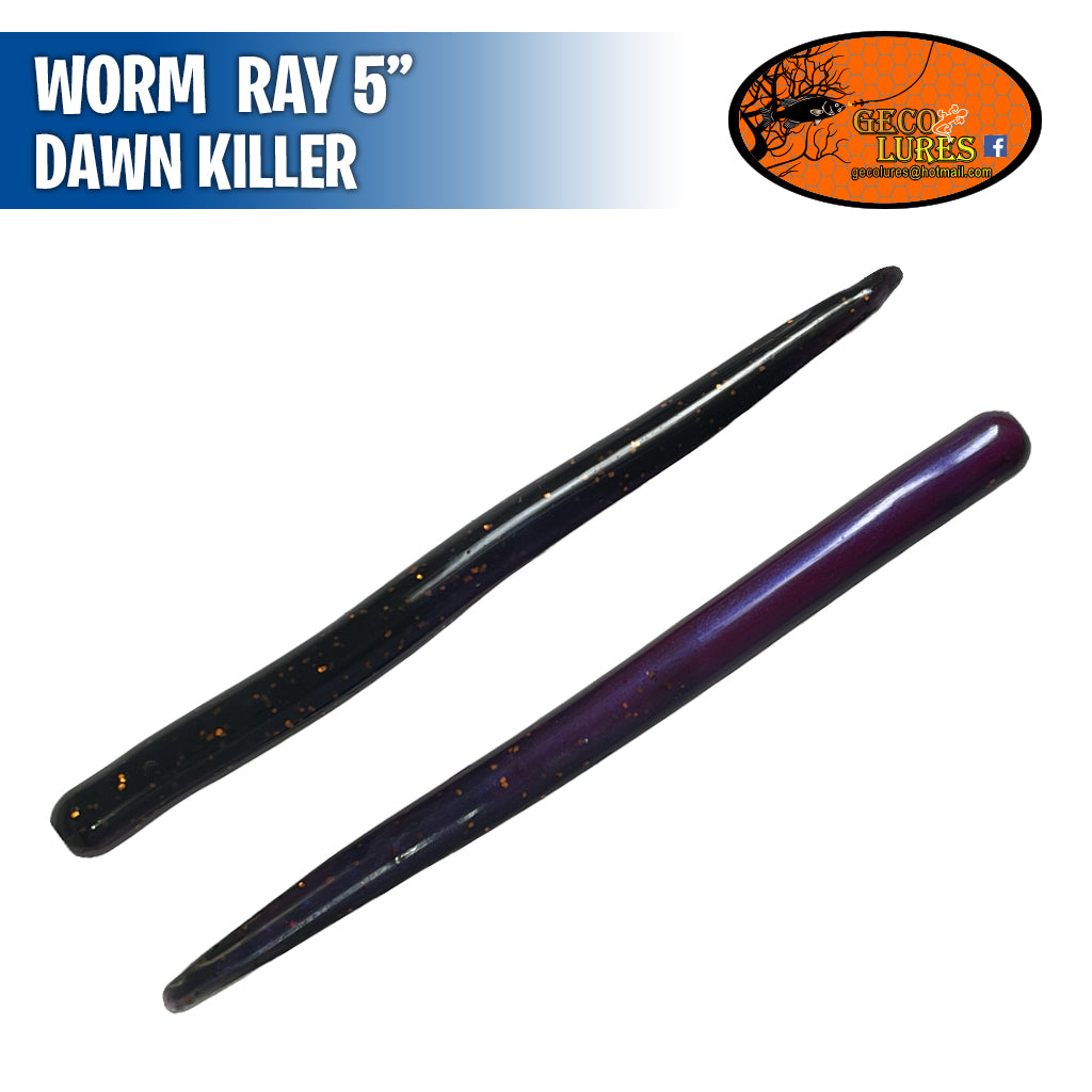 Worm Ray 5" - Geco Lures