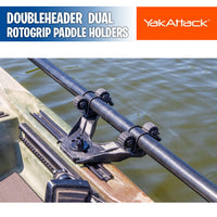 DoubleHeader / Dual RotoGrip Paddle Holders - YakAttack