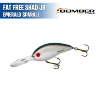 Fat Free Shad Jr - 2 1/2"- Bomber