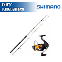 FX - Ultra Light Fast - 5'0 - Combo Spinnig - Shimano