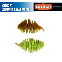 Gills 3" - Bass Attack