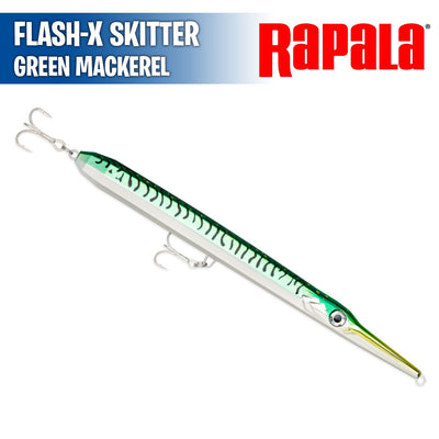 Flash-X Skitter 22 cm Green Mackerel - Rapala