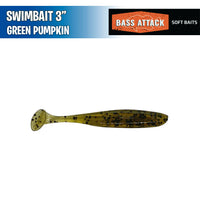 Swimbait 3" - Bass Attack