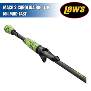 Mach 2 Casting Rod - Carolina Rig - 7'6" MH - Lews