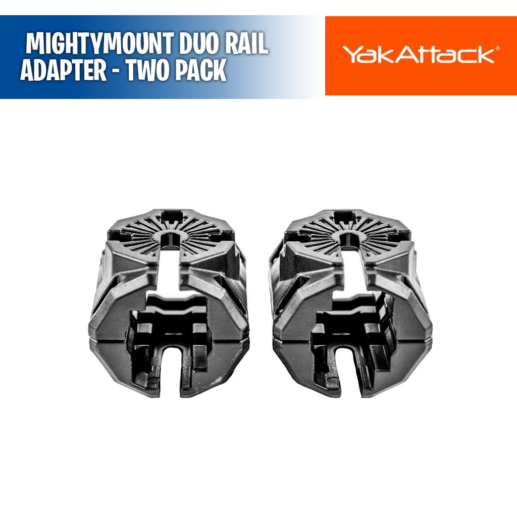 MightyMount Duo Rail Adapter - Two Pack, Compatible with Hobie H-Rail - YakAttack