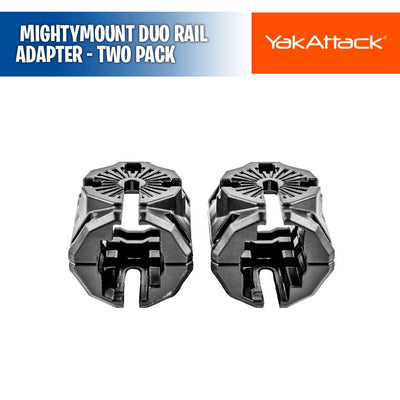 MightyMount Duo Rail Adapter - Two Pack, Compatible with Hobie H-Rail - Yak Attack