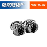 MightyMount Duo Rail Adapter - Two Pack, Compatible with Hobie H-Rail - YakAttack