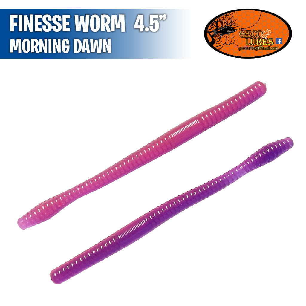 Finesse Worm 4.5 - Geco Lures