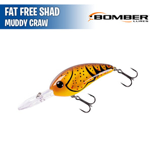 Fat Free Shad - 3" - Bomber