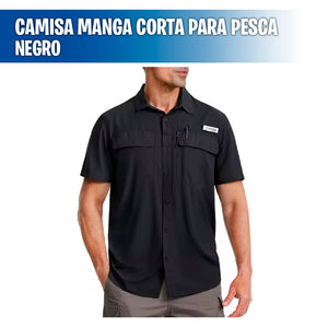 Camisa manga corta para pesca