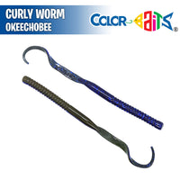 Curly Worm 7" - Color Baits