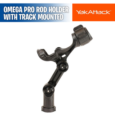 Omega Pro Rod Holder with Track Mounted LockNLoad Mounting System - YakAttack