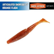 Articulated Swim Bait 3" - Bass Attack