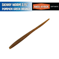 Skinny Worm 3.15" - Bass Attack