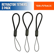 Retractor Tethers, 3 Pack - YakAttack