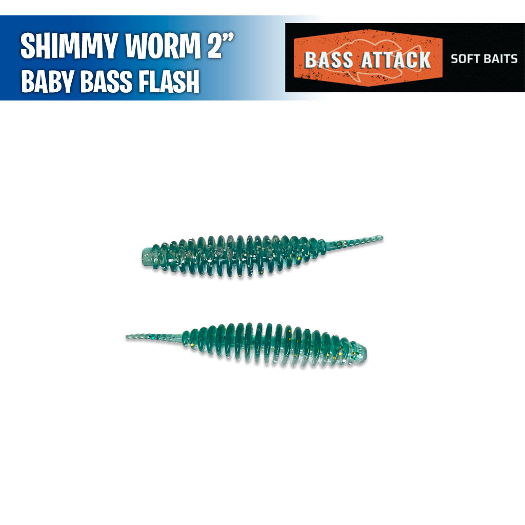 Shimmy Worm 2" -  Bass Attack