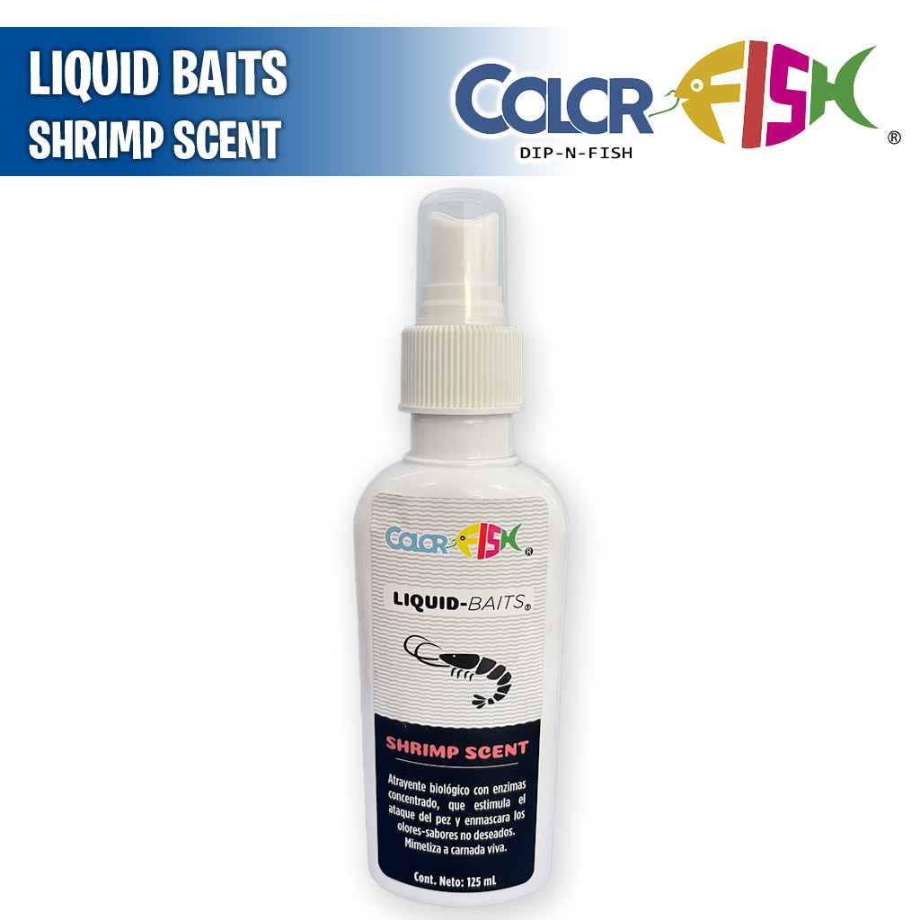 Shrimp Scent Liquid Baits - Color Fish