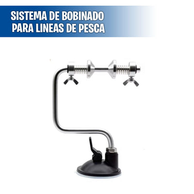 Sistema de bobinado para líneas de pesca