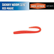 Skinny Worm 3.15" - Bass Attack