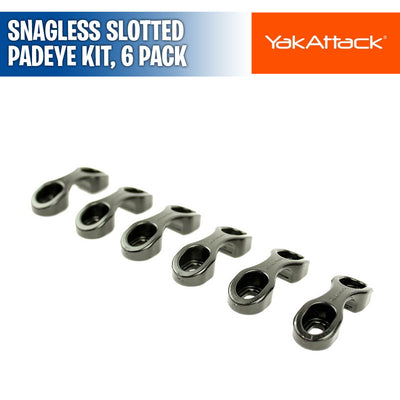 Snagless Slotted Padeye Kit, 6 Pack - YakAttack