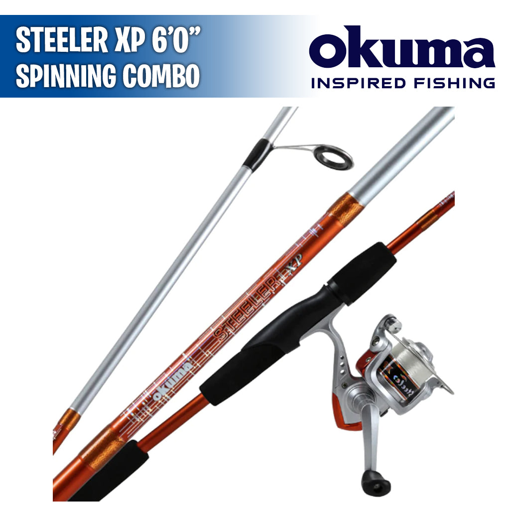 Steeler XP - Medium - 5.5:1 - 6'0" - Spinning Combo - Okuma