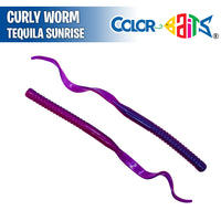 Curly Worm 7" - Color Baits