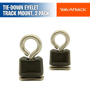 Tie-Down Eyelet, Track Mount, 2 pack - YakAttack