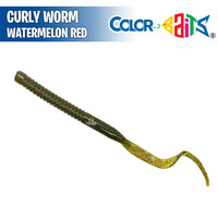 Curly Worm 7" - Color Baits