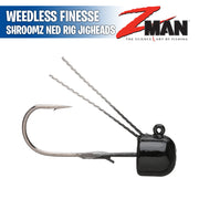 Weedless Finesse ShroomZ Ned Rig Jigheads - Z-man