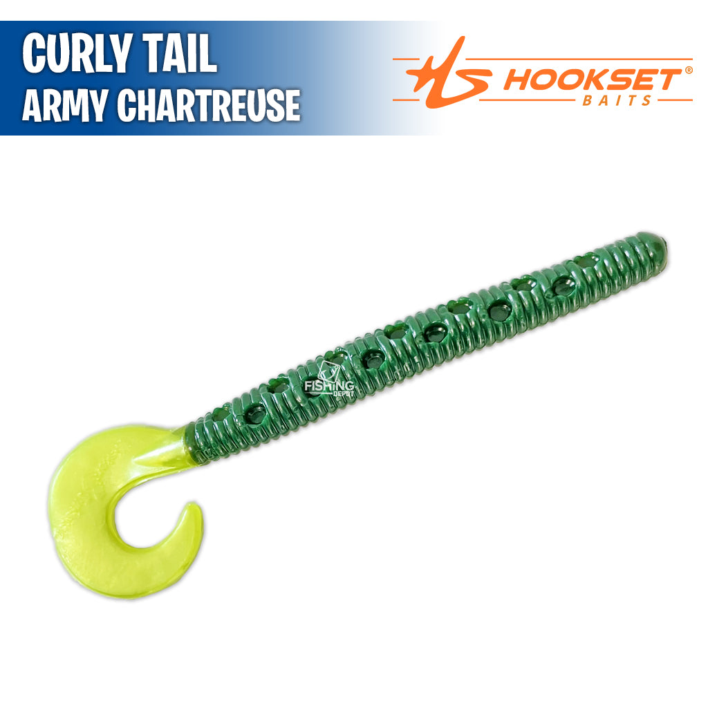 Curly Tail 4" - Hookset Baits