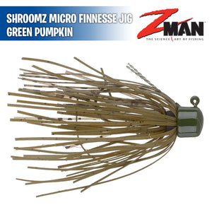 Z Man 3/16oz Shroomz Micro Finesse Jig, Moccasin Craw