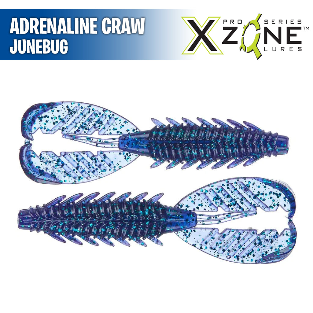 x Zone Lures Adrenaline Craw Border Craw / 4.25