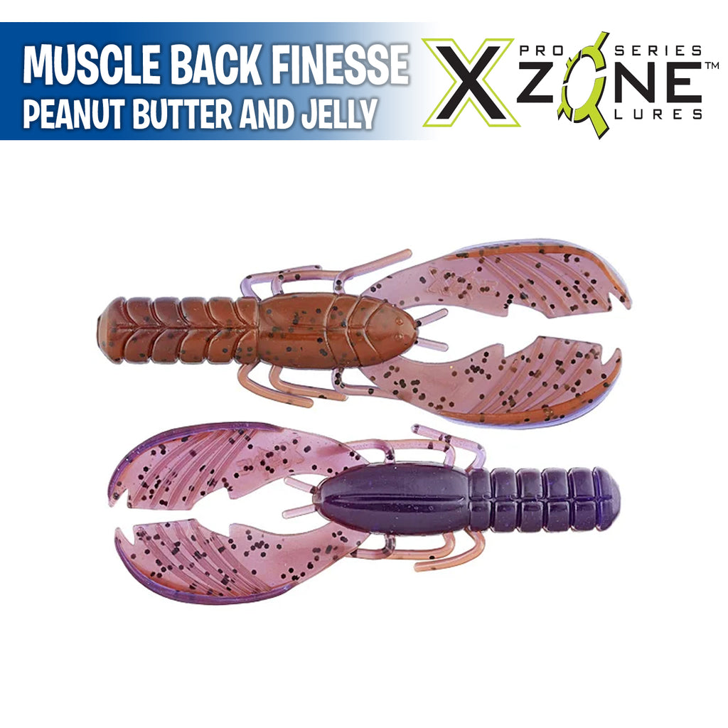 Muscle Back Finesse 3.25" - X Zone Lures