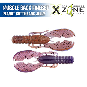 Muscle Back Finesse 3.25" - X Zone Lures