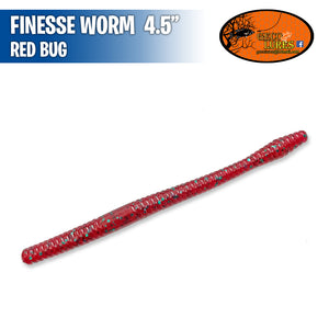 Finesse Worm 4.5" - Geco Lures