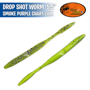 Drop Shot Worm 5.5" - Geco Lures