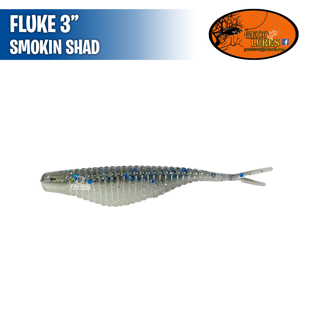 Fluke 3" - Geco Lures