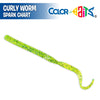 Curly Worm 7" - Color Baits